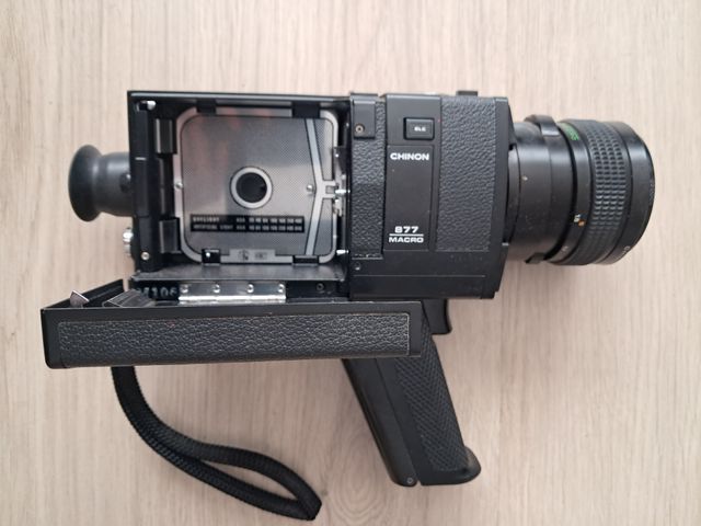 Cámara Super 8 Chinon 877. Funcionando. Años 70.