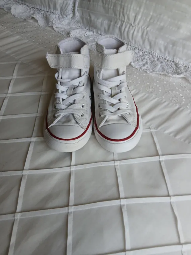 Converse All Star Blancas Niñ@ Talla 33