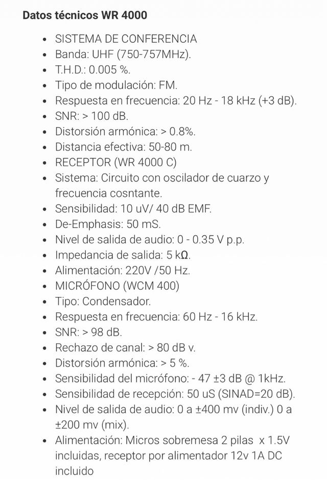 5 Micrófonos Inalámbricos con Rack