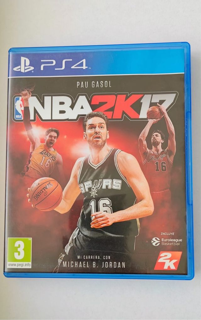 Juego PS4 NBA 2K17 Pau Gasol
