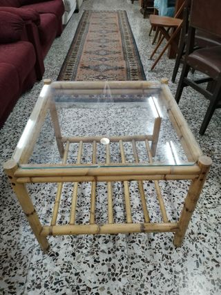 MESA AUXILIAR DE BAMBU