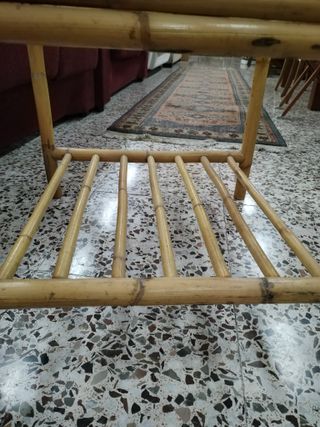 MESA AUXILIAR DE BAMBU