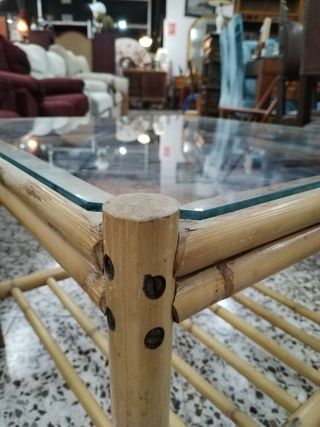 MESA AUXILIAR DE BAMBU