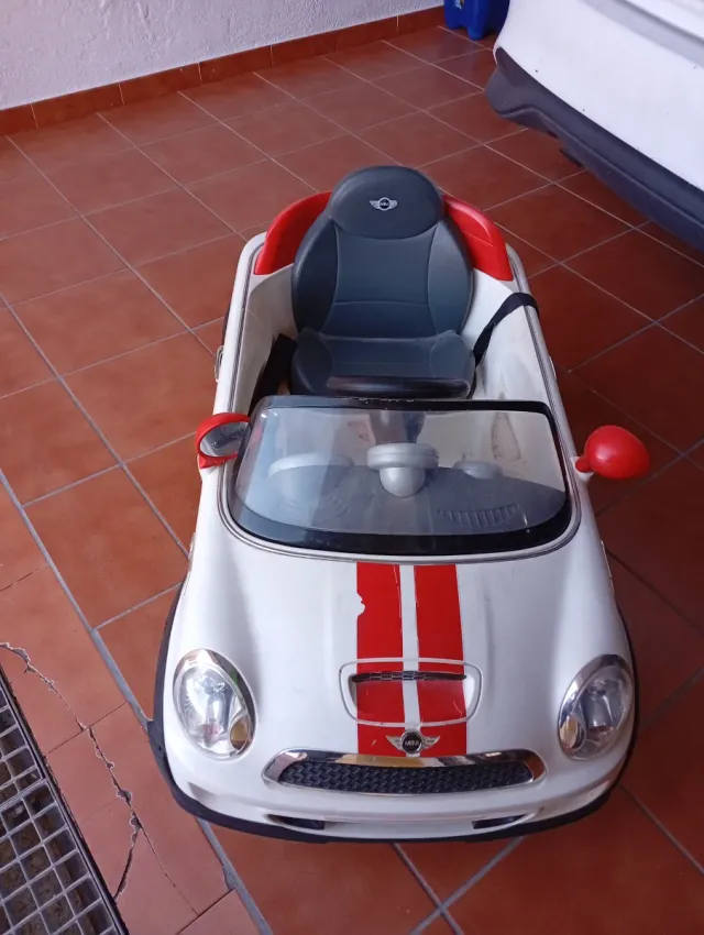 Coche Eléctrico Mini Blanco