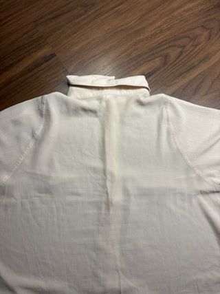 Camisa larga beige talla única