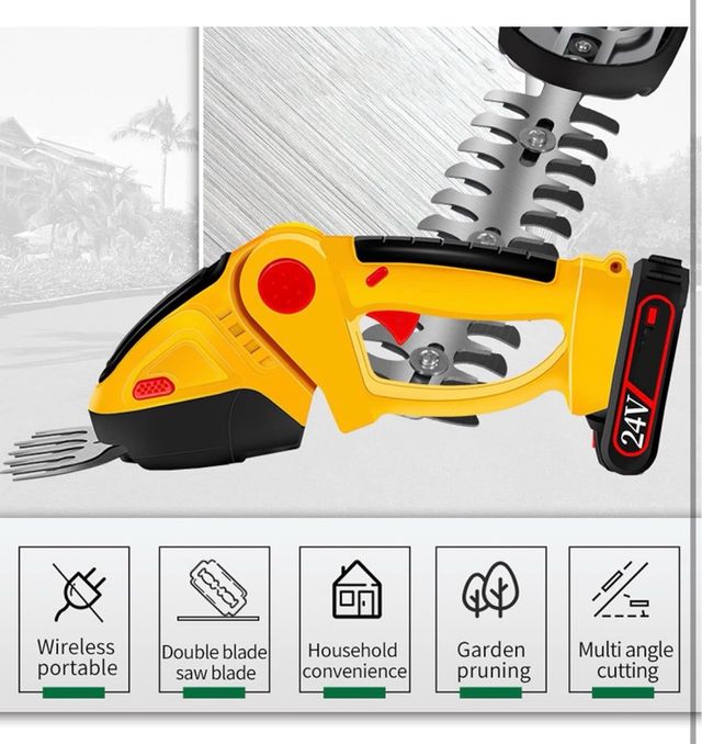 Cortasetos Focket Inalámbrico 24V