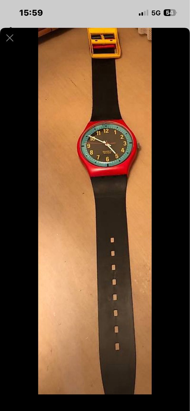 Maxi Swatch 1987 Blue Racer MLR107