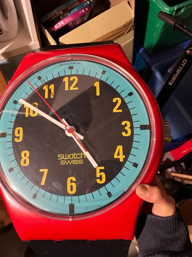 Maxi Swatch 1987 Blue Racer MLR107