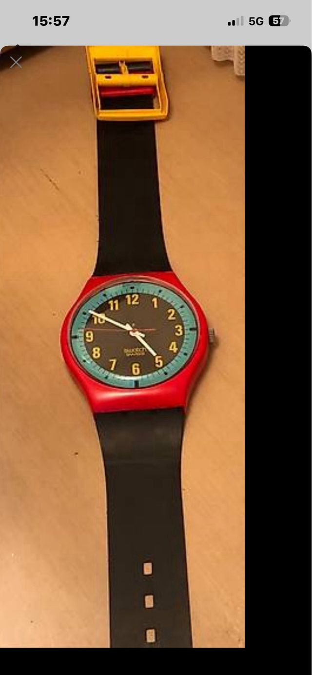 Maxi Swatch 1987 Blue Racer MLR107