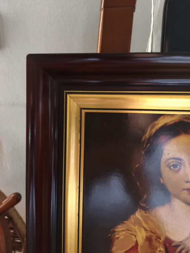 Cuadro religioso Virgen y Niño