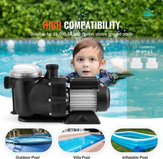 Bomba VEVOR HT777 para piscinas elevadas