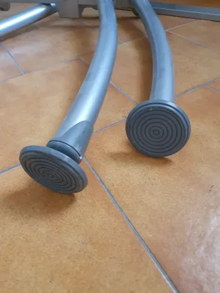 Mesa de oficina madera y metal