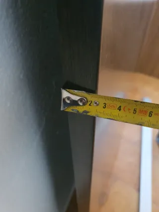 Mesa de oficina madera y metal