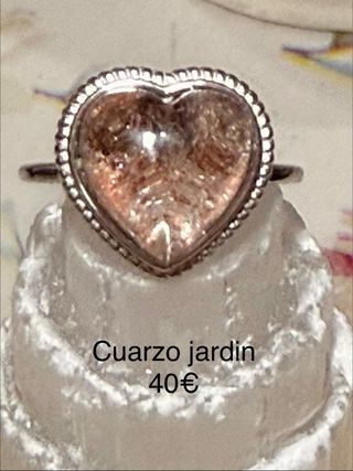 Anillos Plata 925 minerales naturales Ajustables