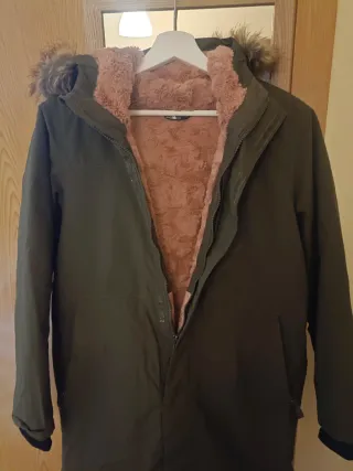 Parka The North Face verde talla XL niña
