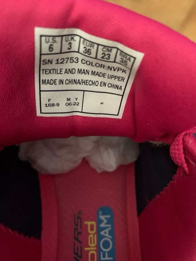 Zapatillas Skechers Talla 36 EUR Nuevas sin uso