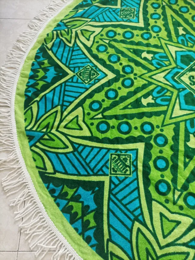 Toalla Redonda Playa 150 cms Nueva!