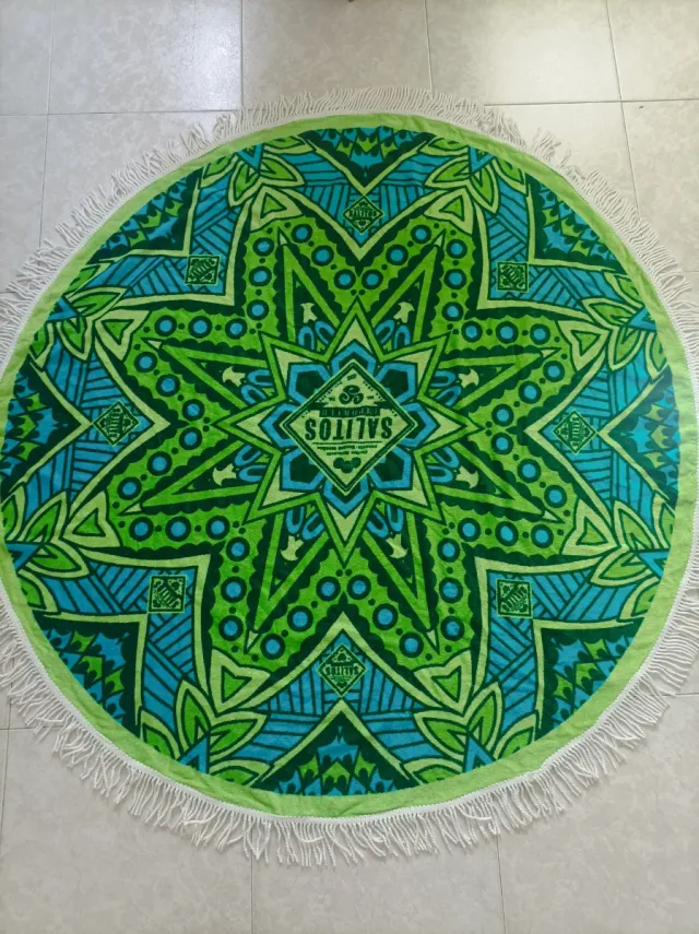 Toalla Redonda Playa 150 cms Nueva!
