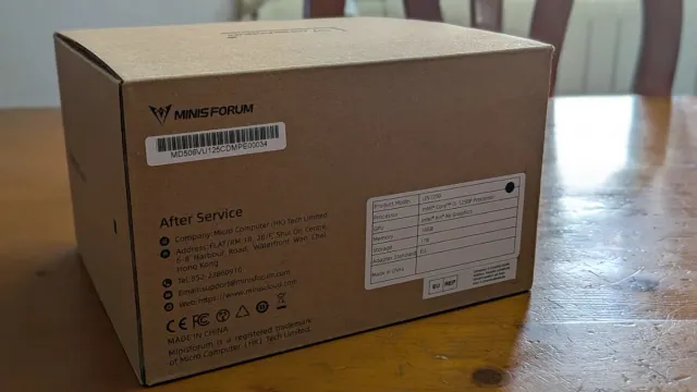 MINIPC MINISFORUM UN1250 Intel 1250p