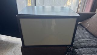 Mueble estantería comedor negro/gris