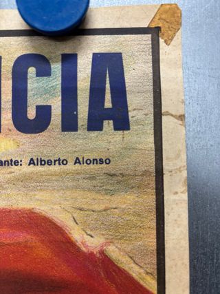 Cartel Toros Valencia 19 Julio 1970