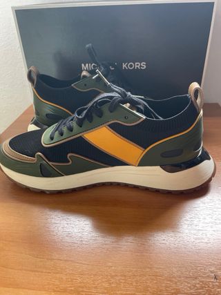 Sneakers Michael Kors Uomo 41 Verde Arancio