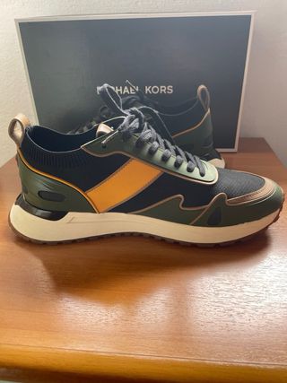 Sneakers Michael Kors Uomo 41 Verde Arancio