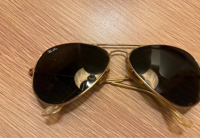 Gafas Ray-Ban Aviador Vintage Doradas