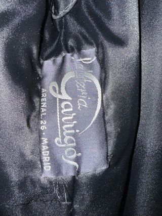 Abrigo Largo Astracán Negro