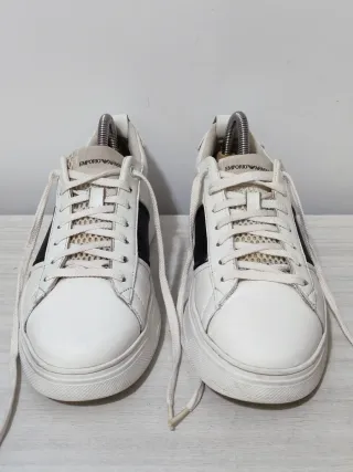 sneakers emporio armani scarpe in pelle chaussures