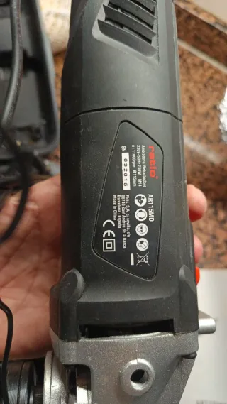 Radial Amoladora AR115W cambio por taladro