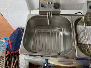 Freidora Industrial Doble Seno marca DIMASA