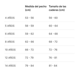 Neopreno surf niño espesor 4/3 talla 10-11