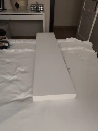 Balda larga blanca Ikea