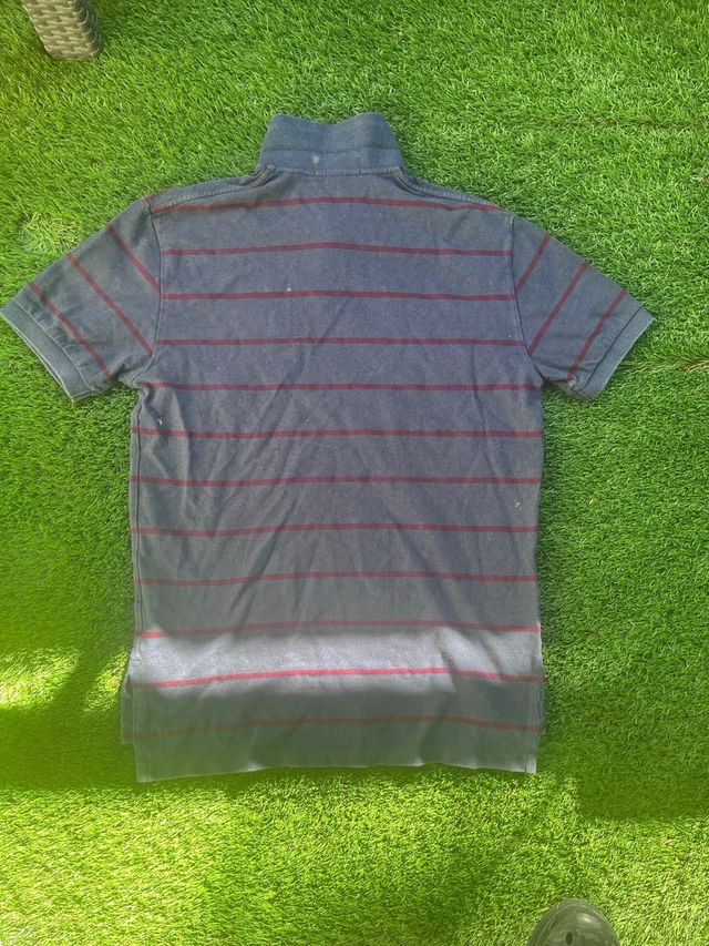 camiseta Ralph Lauren rayas azul y rojo