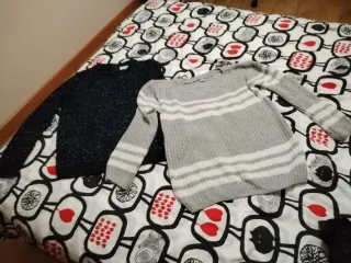 Jersey blanco mujer talla M