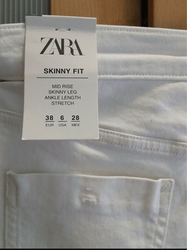 Pantalones Skinny Zara Talla M/38