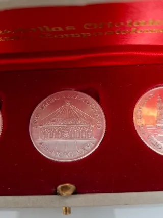 3 Medallas Año Santo Compostelano 1976