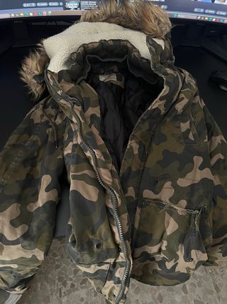Chaquetón de invierno camuflaje