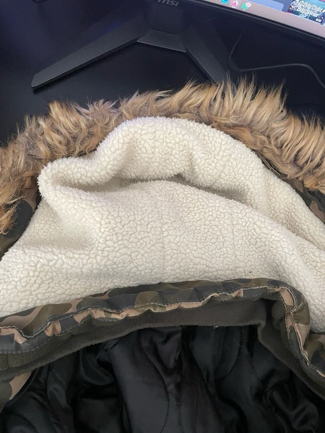 Chaquetón de invierno camuflaje