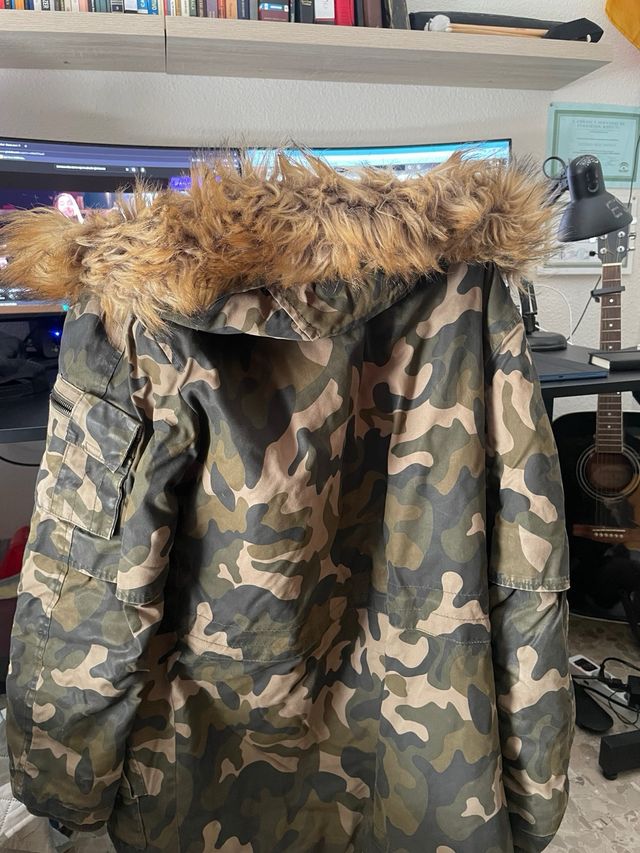 Chaquetón de invierno camuflaje