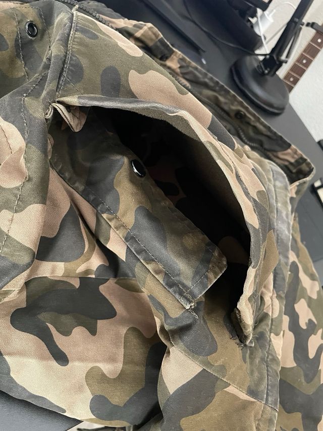 Chaquetón de invierno camuflaje