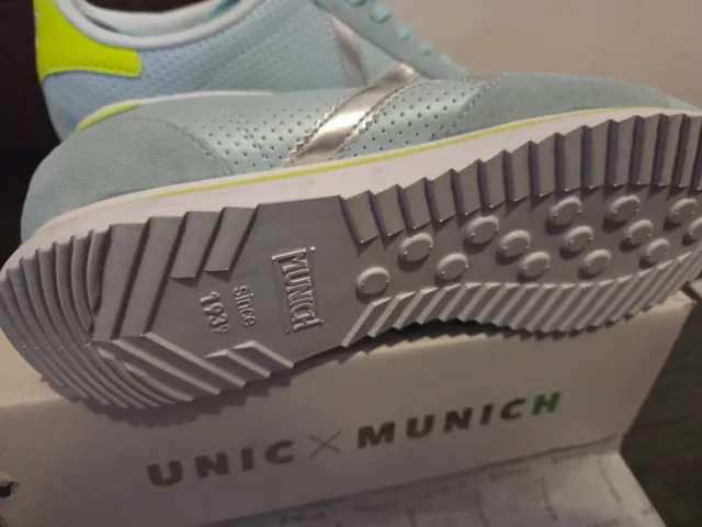 Zapatillas Munich Azul y Plata