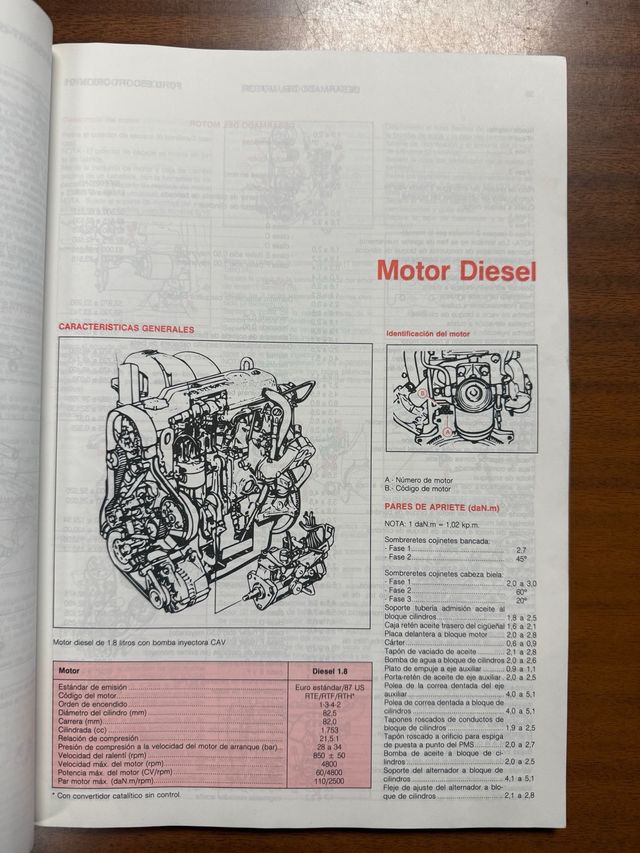 manual taller Ford escort-Orión 91