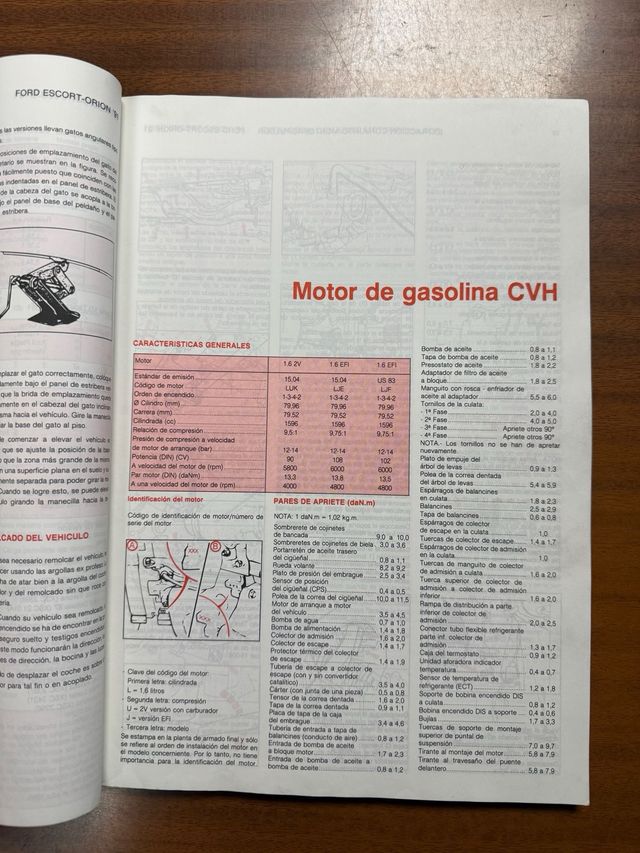 manual taller Ford escort-Orión 91