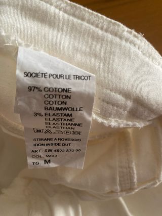 Pantaloni corti donna bianchi