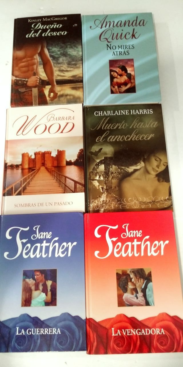 Lote 15 libros románticos grandes