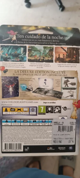 Child of Light Deluxe Edition PS3/PS4 PAL ESP