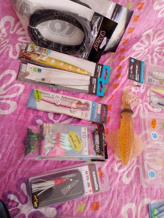 Lote señuelos pesca embarcación