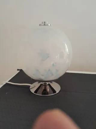 Lampada vintage vetro e metallo